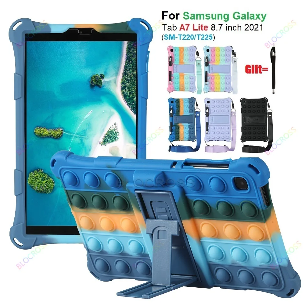 Tablet Case for Galaxy Tab A7 Lite 8.7 Full-Body Slim Heavy Duty Rugged Protection Cover for Samsung Galaxy Tab A7 Lite 8.7 2021
Tablet Case for Galaxy Tab A7 Lite 8.7 Full-Body Slim Heavy Duty Rugged Protection Cover for Samsung Galaxy Tab A7 Lite 8.7 2021