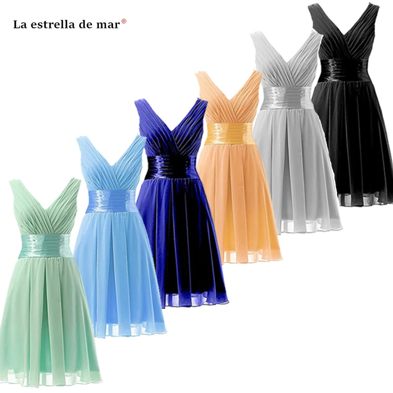 Bridesmaid Dress Short New Chiffon V Neck ALine Simple Robe Demoiselle D Honneur Femme Cheap Wedding Dresses Vestidos De Fiesta
Bridesmaid Dress Short New Chiffon V Neck ALine Simple Robe Demoiselle D Honneur Femme Cheap Wedding Dresses Vestidos De Fiesta