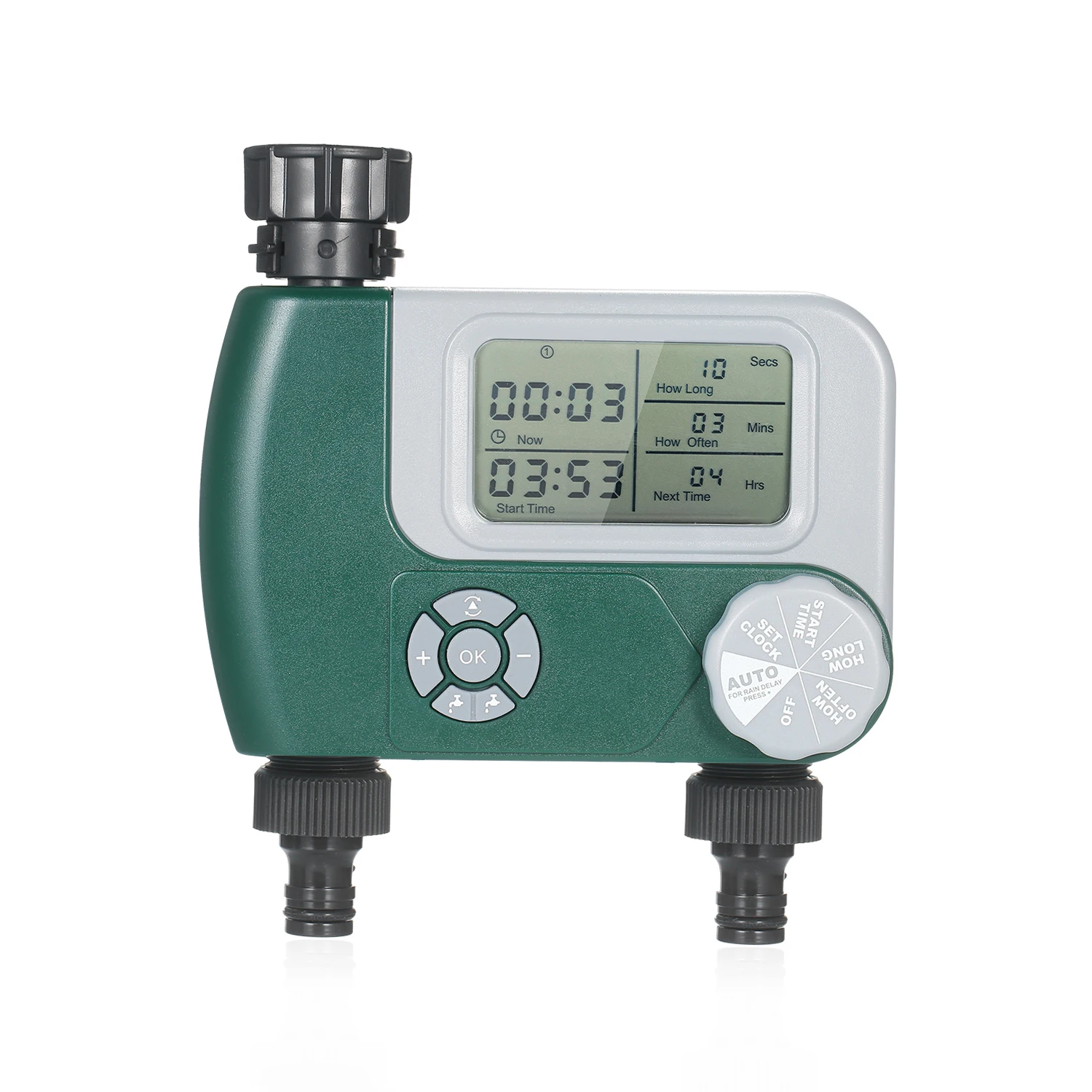 2022 Sprinkler Timer With 2 Outlets Water Timer Digital Programmable Garden Lawn Hose Faucet Timer Irrigation System Controller
2022 Sprinkler Timer With 2 Outlets Water Timer Digital Programmable Garden Lawn Hose Faucet Timer Irrigation System Controller