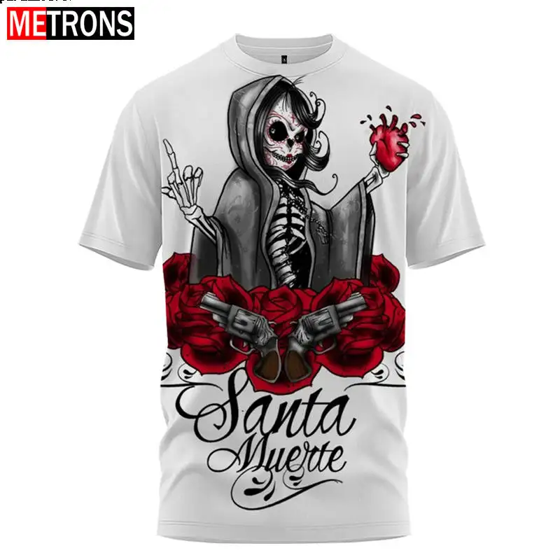 Skull head printed men's short sleeved top printed with fun pattern top short sleeved round neck clothing quality best-selling
Skull head printed men's short sleeved top printed with fun pattern top short sleeved round neck clothing quality best-selling