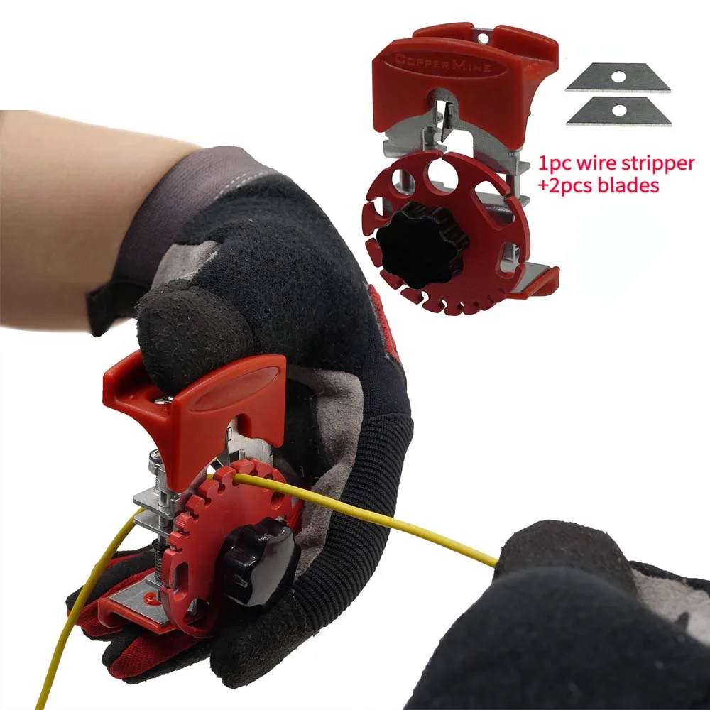 Adjustable Handheld Electric Wire Demolisher Quick Electric Cable Stripper Universal Wire Stripper crimping pliers with blades
Adjustable Handheld Electric Wire Demolisher Quick Electric Cable Stripper Universal Wire Stripper crimping pliers with blades