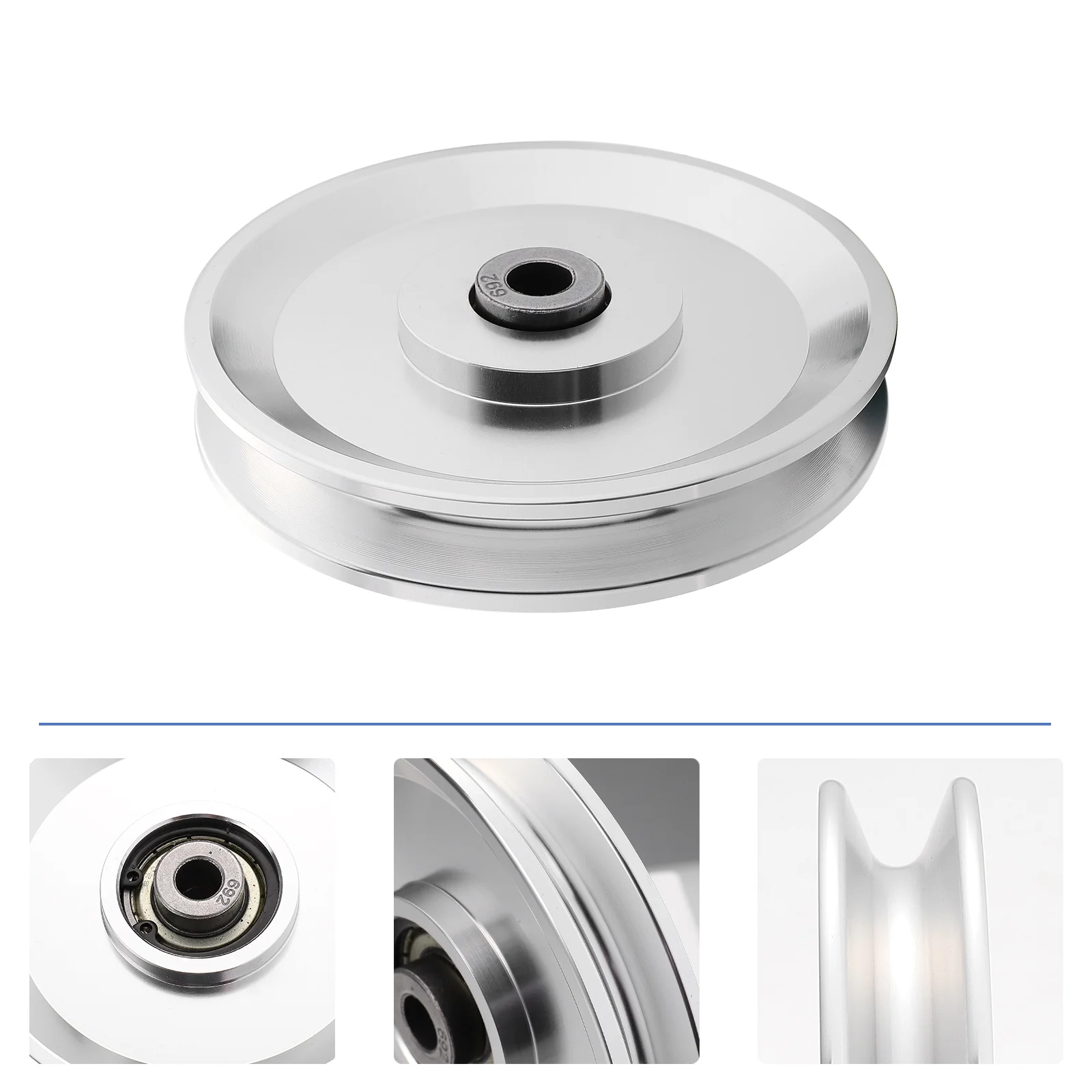 Pulley Gym Equipment Accessories Aluminum Lift Wheel Fitness Ball Bearings Universal Component Durable Replacement Parts
Pulley Gym Equipment Accessories Aluminum Lift Wheel Fitness Ball Bearings Universal Component Durable Replacement Parts