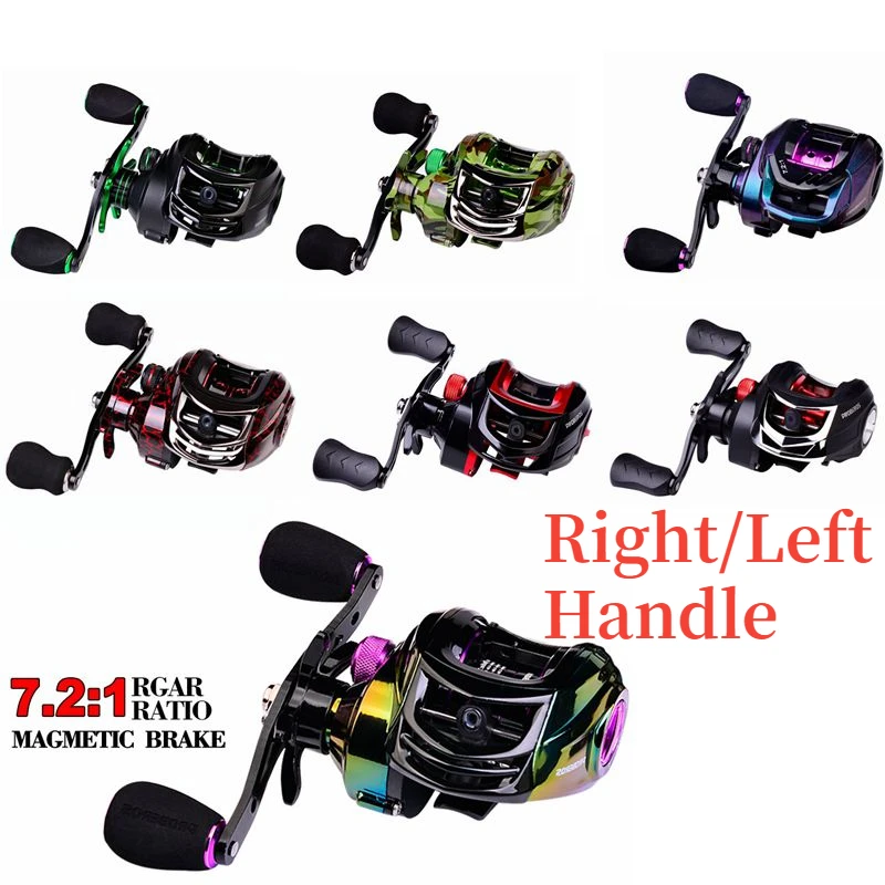 PRO BEROS Fishing Baitcasting Reel Metal Spool 10kg/22LB Max Drag Force Speed Ratio 7.2:1 Magnetic Metal Casting Fishing Reel
PRO BEROS Fishing Baitcasting Reel Metal Spool 10kg/22LB Max Drag Force Speed Ratio 7.2:1 Magnetic Metal Casting Fishing Reel