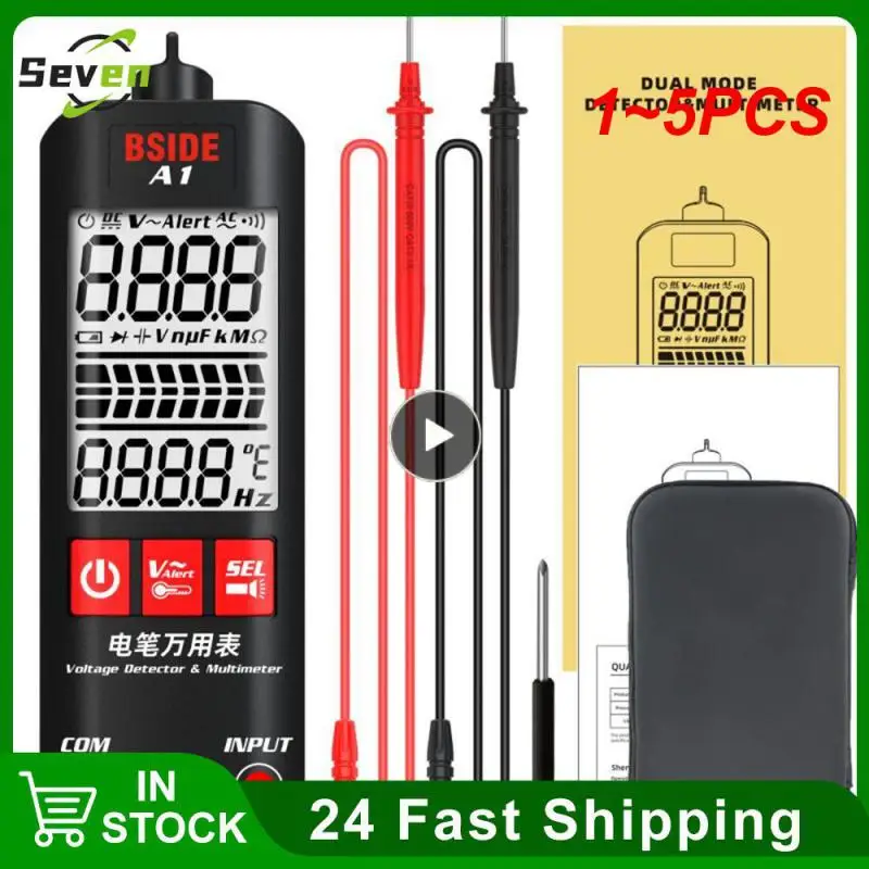 1~5PCS Mini Multimeter Automatic Intelligent Digital Multimeter LCD Display Multimetro DC Voltage Ohmmeter NCV Hz Wire Tester
1~5PCS Mini Multimeter Automatic Intelligent Digital Multimeter LCD Display Multimetro DC Voltage Ohmmeter NCV Hz Wire Tester
