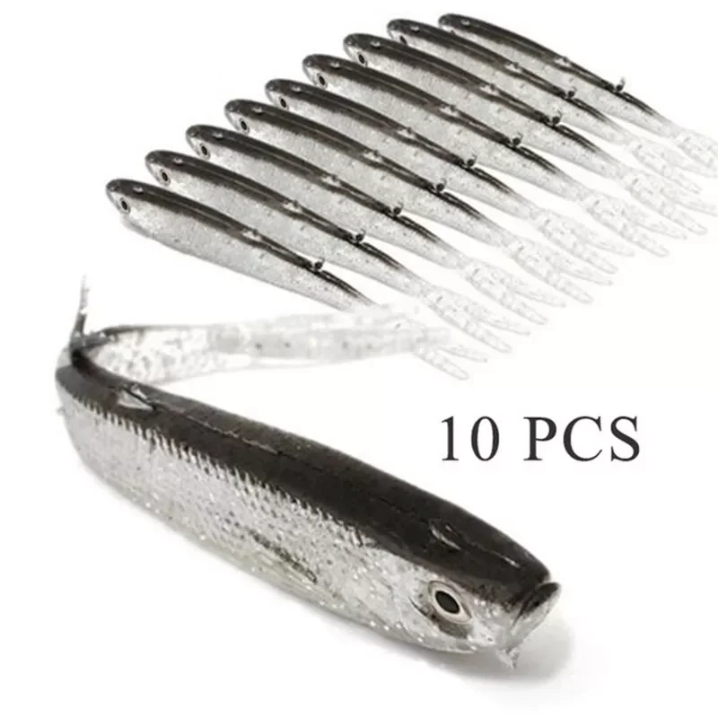 10pcs Soft Fishing Lures Silicone Bait 7.5cm for Fishing Shad Swimbait Wobblers Artificial Tackle Soft Fly Fishing Lures Bait
10pcs Soft Fishing Lures Silicone Bait 7.5cm for Fishing Shad Swimbait Wobblers Artificial Tackle Soft Fly Fishing Lures Bait