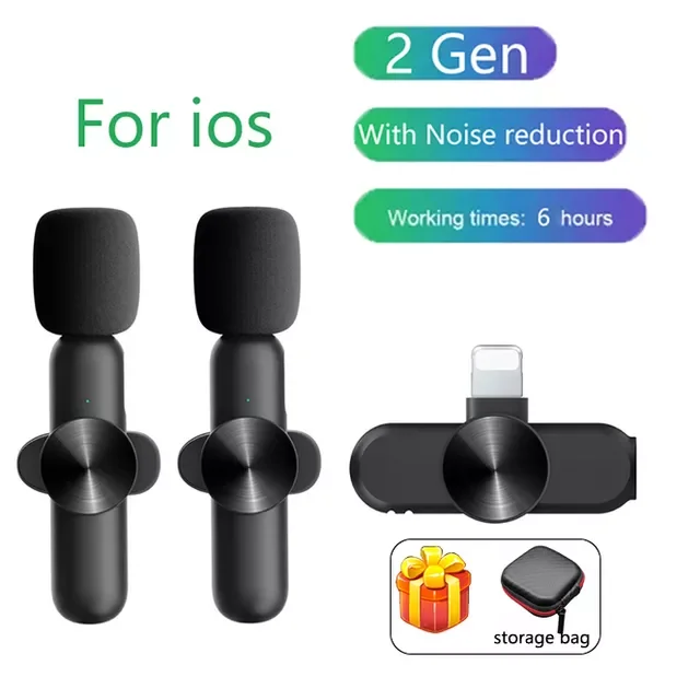 2023New Wireless Lavalier Microphone Portable Audio Video Recording Mini Mic for iPhone Live Broadcast Gaming Phone Microfonoe
2023New Wireless Lavalier Microphone Portable Audio Video Recording Mini Mic for iPhone Live Broadcast Gaming Phone Microfonoe