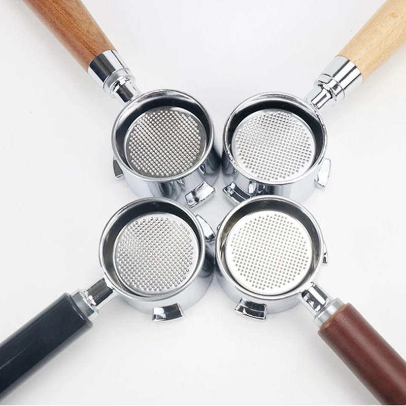 51mm Coffee Machine Filter Holder ECO680 685 Bottomless Portafilter with Wooden Handle Replacement Accessory Drop Shipping
51mm Coffee Machine Filter Holder ECO680 685 Bottomless Portafilter with Wooden Handle Replacement Accessory Drop Shipping