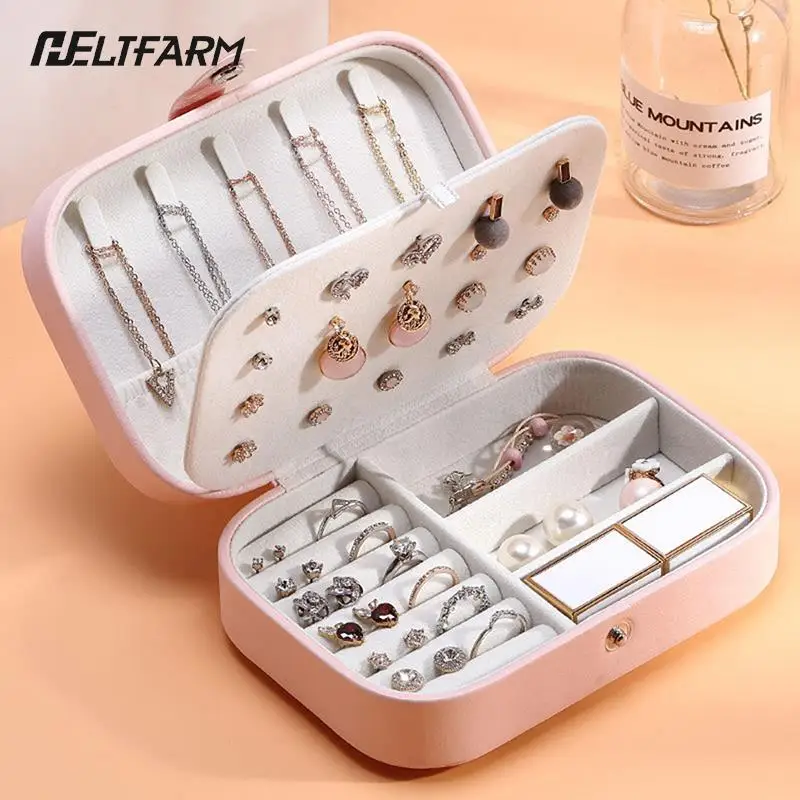 PU Leather Jewellery Storage Earring Boxes Jewelry Box Display Case Organizer Packaging Storage For Home Travel Girl Gift
PU Leather Jewellery Storage Earring Boxes Jewelry Box Display Case Organizer Packaging Storage For Home Travel Girl Gift
