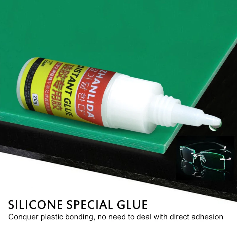 

20ml Liquid Super Glue, Especially For Silicone Strap Bracelet Earphones TPU/TPR/TPE School Material Adhesive