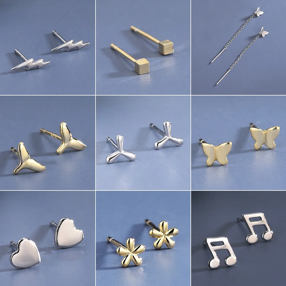 OLIVINE 2022 New Arrival 925 Sterling Silver Lightning Note Heart Ear Studs Minimalist 18K Gold PVD Plating Earrings Jewelry
OLIVINE 2022 New Arrival 925 Sterling Silver Lightning Note Heart Ear Studs Minimalist 18K Gold PVD Plating Earrings Jewelry