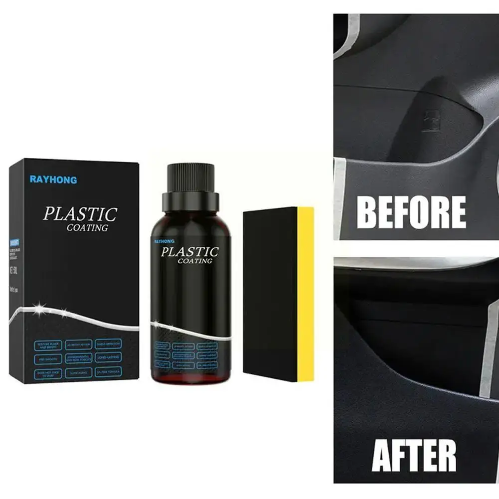 50ml Automotive Plastic Leather Refresher With Sponge Car Refurbish Agent For Plastics Car Clean Accessories B0D7
50ml Automotive Plastic Leather Refresher With Sponge Car Refurbish Agent For Plastics Car Clean Accessories B0D7