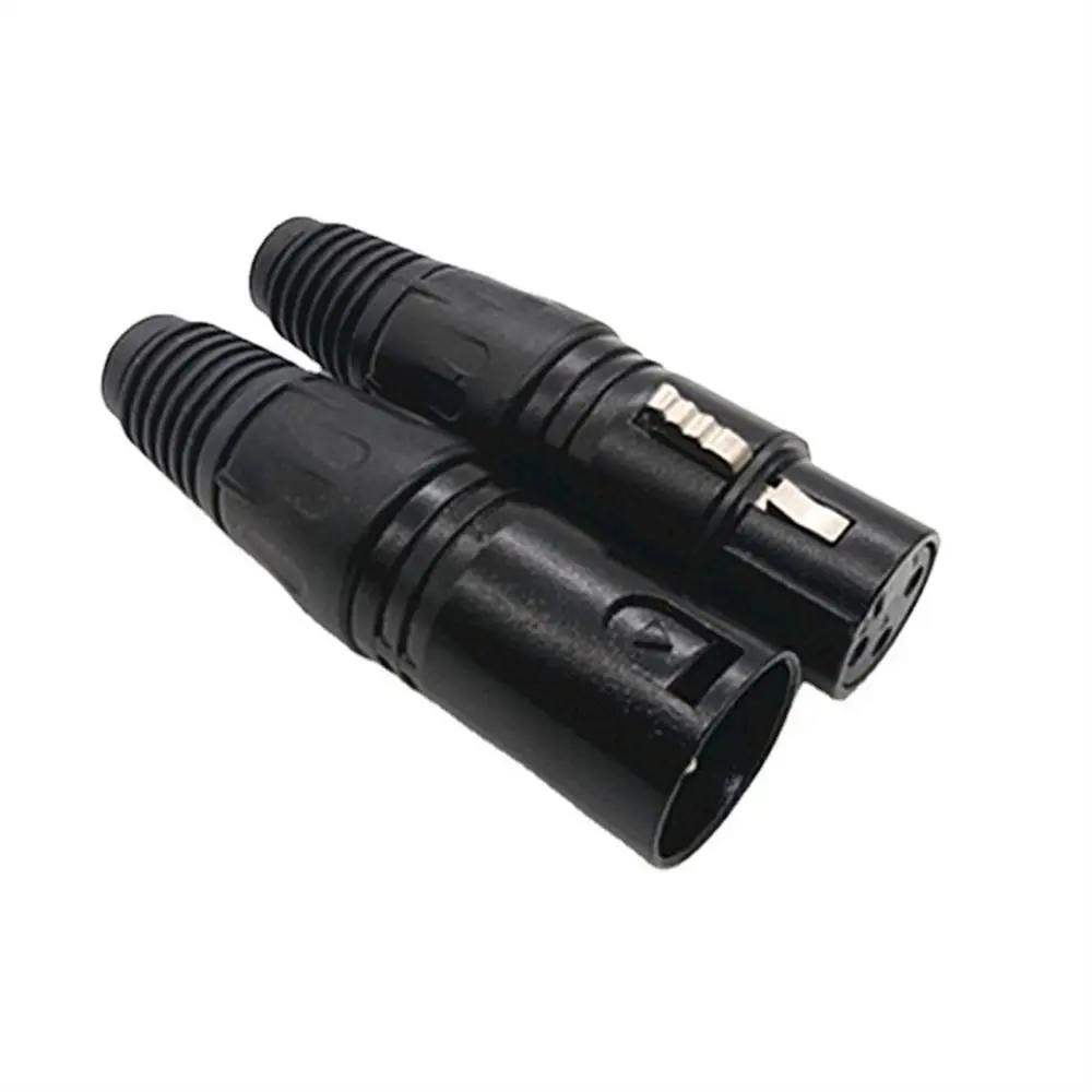 MIC Snake Plug Male Female Black Silver Microphone Connectors MIC Cable Connector XLR Wire Connector 3 Pin XLR Plug
MIC Snake Plug Male Female Black Silver Microphone Connectors MIC Cable Connector XLR Wire Connector 3 Pin XLR Plug