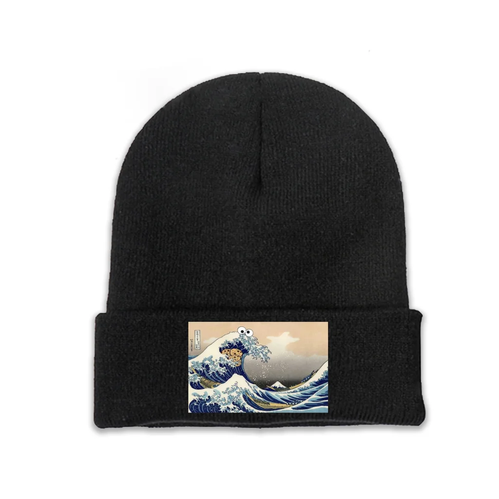 The Great Wave Off Cookiegawa Skullies Beanie Sesame Street 80s TV Series Knitted Bonnet Adults Warm Caps Brimless Elastic Hats
The Great Wave Off Cookiegawa Skullies Beanie Sesame Street 80s TV Series Knitted Bonnet Adults Warm Caps Brimless Elastic Hats