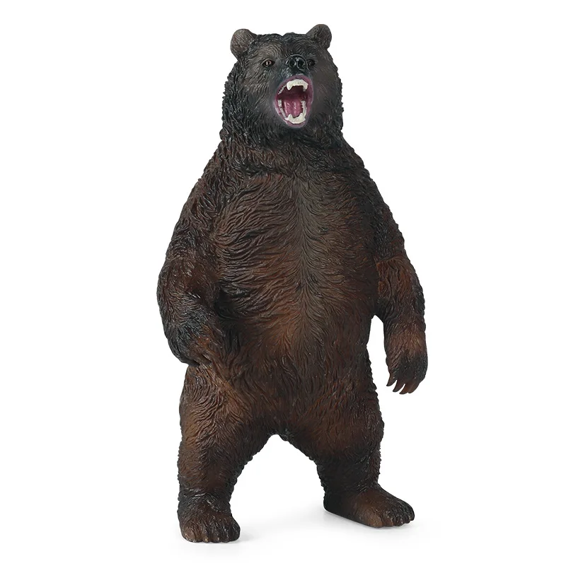 Simulation Wild Animal Model Big Size Heavy Brown Bear Panther Silverback Figurine Home Decoration Action Figure Toys for Kids
Simulation Wild Animal Model Big Size Heavy Brown Bear Panther Silverback Figurine Home Decoration Action Figure Toys for Kids