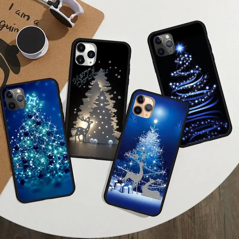 

Marry Christmas Tree New Year gift ELK Phone Case For iphone 11 13 12 14 x xs xr pro max mini plus boys girls funda