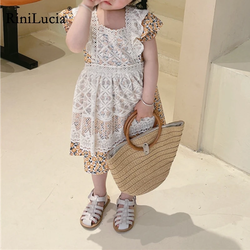 RiniLucia New Kids Dresses For Girls Summer Girl Dress Cotton Lace Smock Child Princess Dress Designer Dress Baby Girl Clothes
RiniLucia New Kids Dresses For Girls Summer Girl Dress Cotton Lace Smock Child Princess Dress Designer Dress Baby Girl Clothes