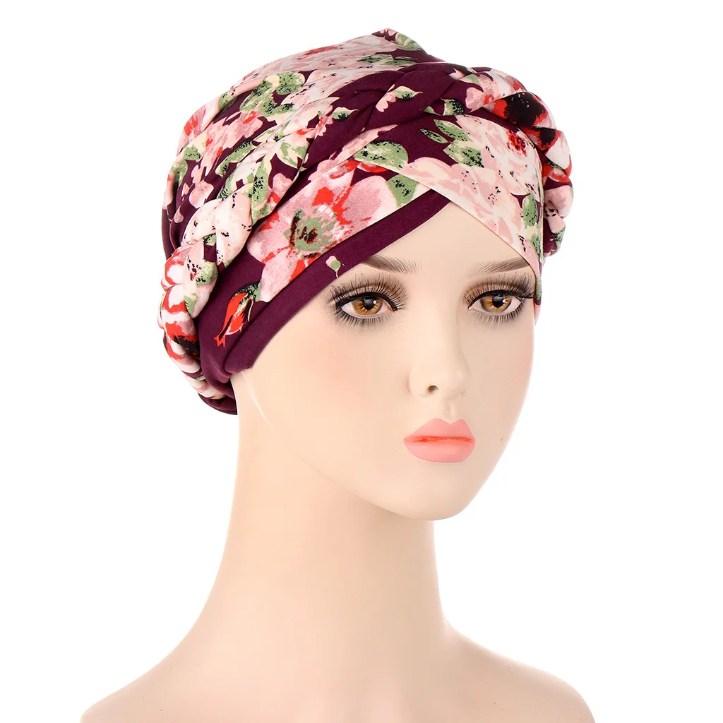 Fashion Braids Turban Hats Floral Printed Hijabs Islamic Muslim Headscarf Headwraps Women Bandana Hair Accessories
Fashion Braids Turban Hats Floral Printed Hijabs Islamic Muslim Headscarf Headwraps Women Bandana Hair Accessories