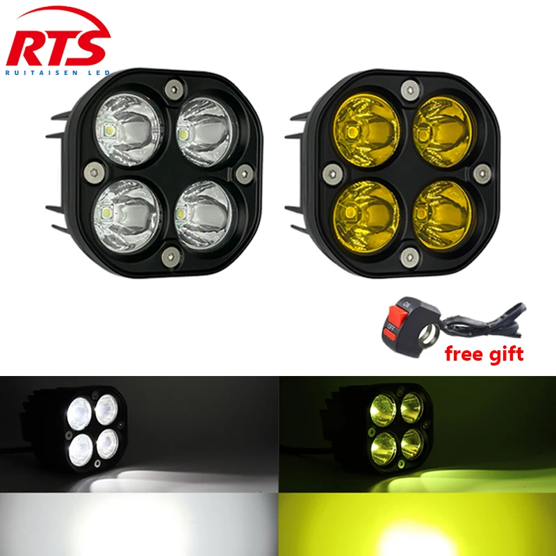 3 inch Led Work Light Bar 12V 24V For Car Yellow Fog Lamp 4x4 Off Road Motorcycle Tractors Driving Lights White Square Spotlight
3 inch Led Work Light Bar 12V 24V For Car Yellow Fog Lamp 4x4 Off Road Motorcycle Tractors Driving Lights White Square Spotlight