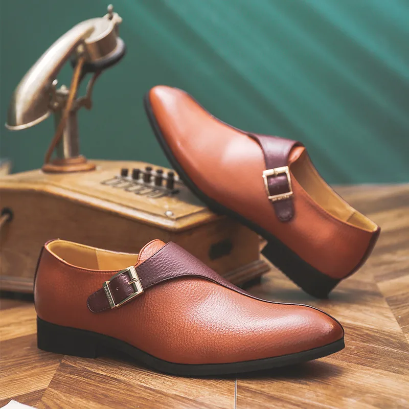 Men's Leather Casual Shoes Pointed Toe British Style Leather Shoes Simple Tide Shoes Oxford Shoes Wedding Party Men Dress Shoes
Men's Leather Casual Shoes Pointed Toe British Style Leather Shoes Simple Tide Shoes Oxford Shoes Wedding Party Men Dress Shoes