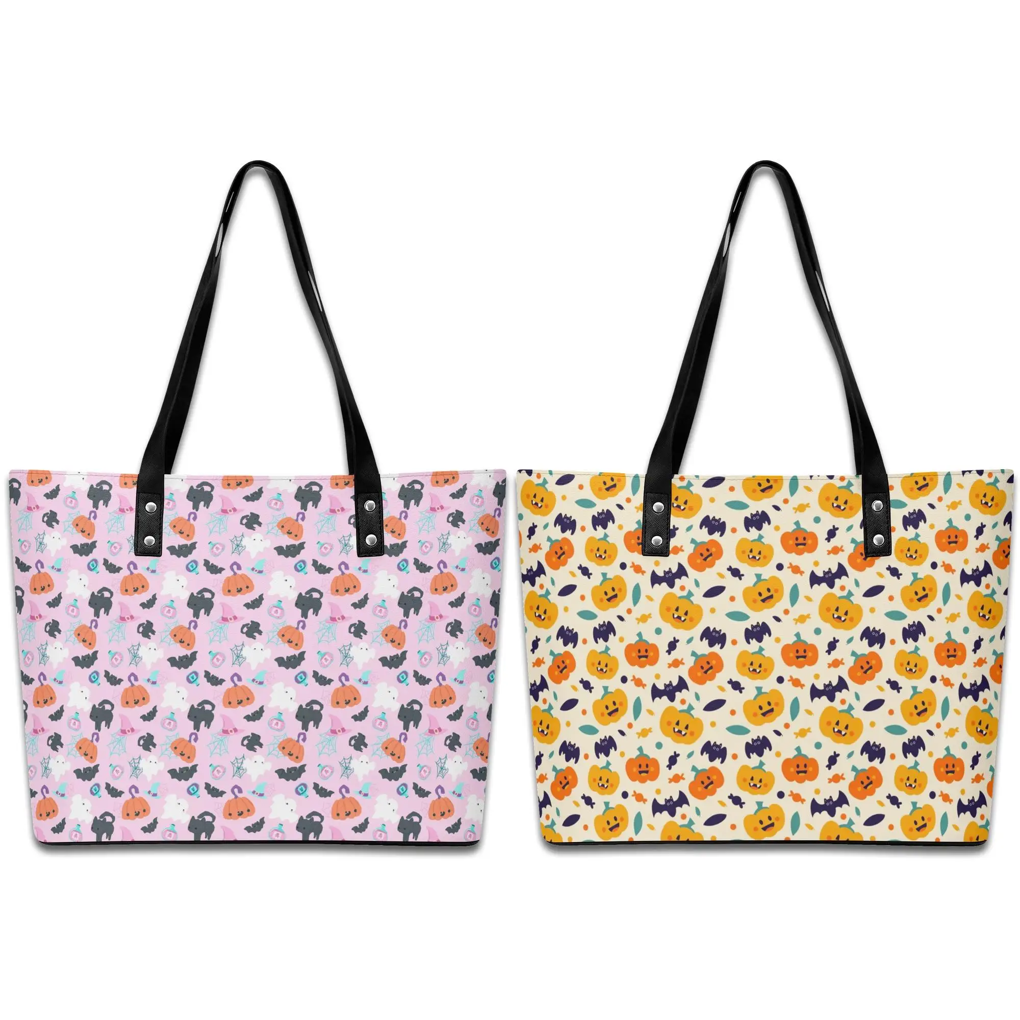 Halloween Gothic Print Designer Faux Leather Women Tote Bag High Quality Shoulder Strap Zipper Handbag For Work
Halloween Gothic Print Designer Faux Leather Women Tote Bag High Quality Shoulder Strap Zipper Handbag For Work