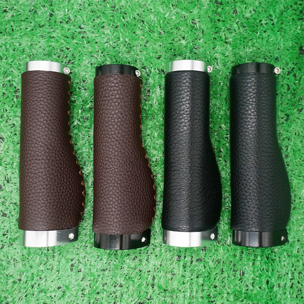 Bike Leather Grips Aluminum Alloy Lock Ring Cycling Accessories Comfortable Soft Handlebar Grips
Bike Leather Grips Aluminum Alloy Lock Ring Cycling Accessories Comfortable Soft Handlebar Grips