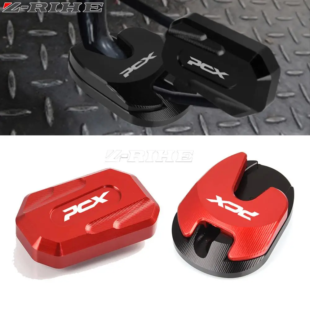 For Honda PCX160 ADV150 PCX ADV 150 160 2020-2022 2023 Motorcycle Kickstand Side Stand Extension Enlarger Pad auxiliary Bracket
For Honda PCX160 ADV150 PCX ADV 150 160 2020-2022 2023 Motorcycle Kickstand Side Stand Extension Enlarger Pad auxiliary Bracket
