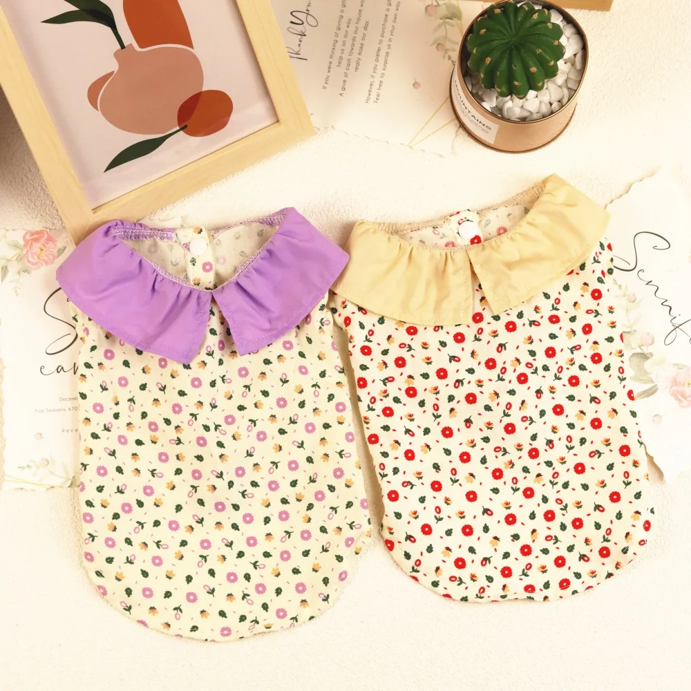 Summer Spring Floral Pattern Pet Clothes Sweet Shirts for Small and Medium Dogs Bichon Teddy Schnauzer Puppy Costumes
Summer Spring Floral Pattern Pet Clothes Sweet Shirts for Small and Medium Dogs Bichon Teddy Schnauzer Puppy Costumes