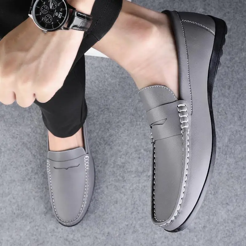 2023 Men's Loafers Business Casual Men's Leather Shoes Soft Bottom Casual Driving Slip-on Shoes Fashion Driving Shoes
2023 Men's Loafers Business Casual Men's Leather Shoes Soft Bottom Casual Driving Slip-on Shoes Fashion Driving Shoes