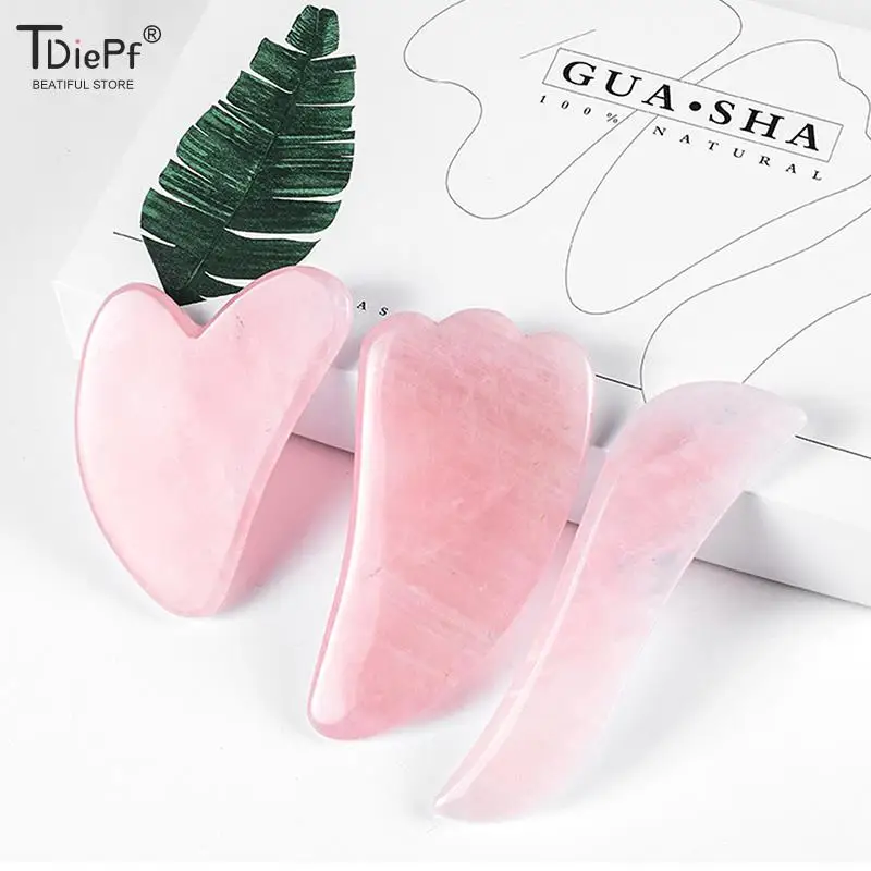1pcs Pink Crystal Gouache Scraper Gua Sha Massage For Face Natural Gouache Stone GuaSha Massage Tools Body Facial Jade Massager
1pcs Pink Crystal Gouache Scraper Gua Sha Massage For Face Natural Gouache Stone GuaSha Massage Tools Body Facial Jade Massager