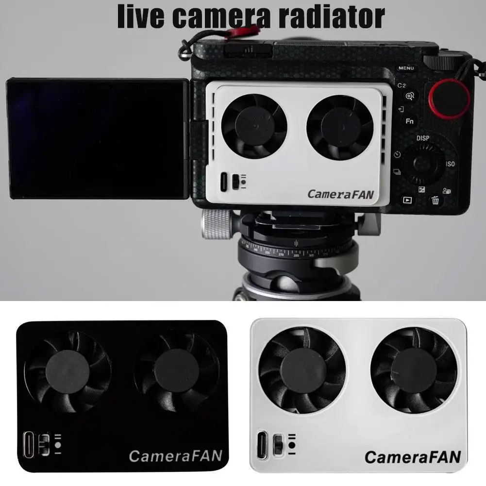 Ultra-silence Live Broadcast Camera Cooling Fan Radiator 4K Recording Kit Heat Sink for ZVE1 A7M4 A7S3
Ultra-silence Live Broadcast Camera Cooling Fan Radiator 4K Recording Kit Heat Sink for ZVE1 A7M4 A7S3