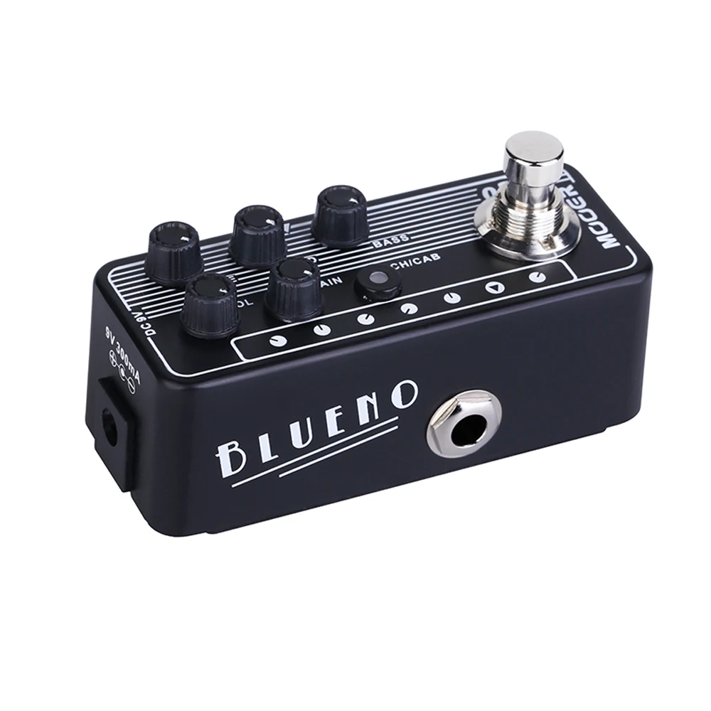 

MOOER 020 BLUENO Guitar Effect Pedal Dual Channel Digital Micro Preamp Dual Channel Speaker Cabinet Simulation Pedal