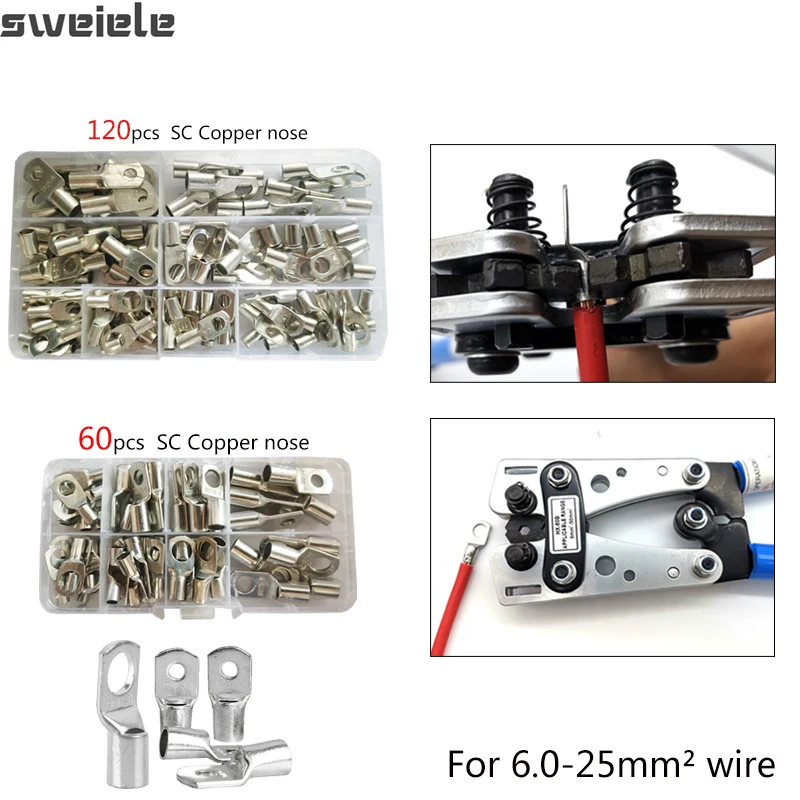 Комплект оголенных медных наконечников для кабеля, 60 / 120 шт.
Комплект оголенных медных наконечников для кабеля, 60 / 120 шт.