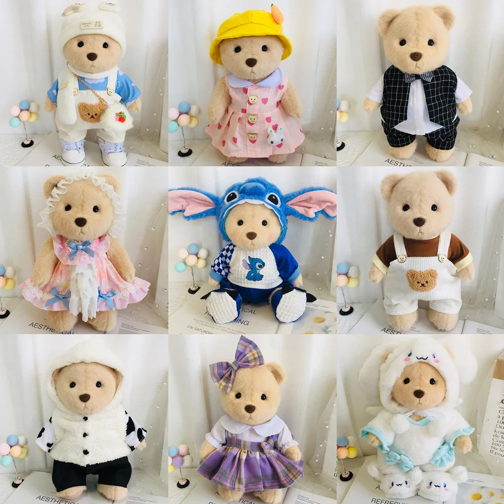 30CM Cute Bear Clothes Duck Lalafanfan Handmade Plush Doll Girl Gift Birthday Halloween Christmas Surprise
30CM Cute Bear Clothes Duck Lalafanfan Handmade Plush Doll Girl Gift Birthday Halloween Christmas Surprise