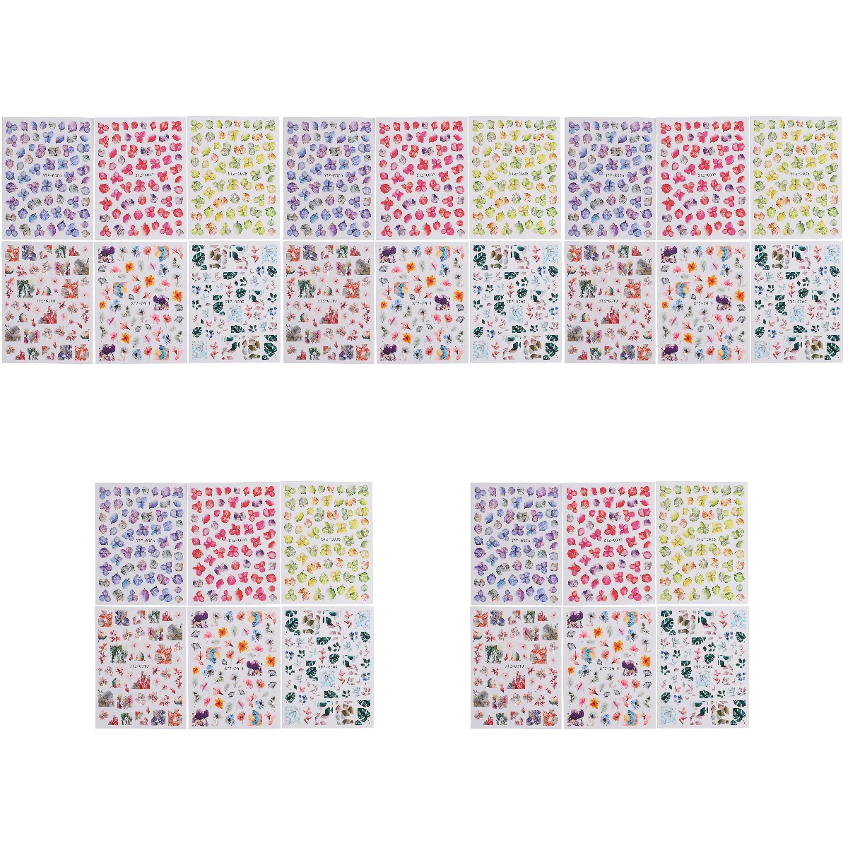 30 Sheets of Manicure DIY Decals Flower Patterns Nail Stickers Nail Decoration for Girls
30 Sheets of Manicure DIY Decals Flower Patterns Nail Stickers Nail Decoration for Girls