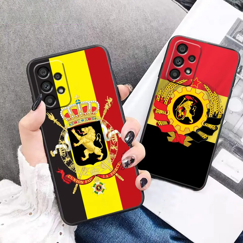 

Flag Of Belgium Funda Case For Samsung Galaxy A90 A80 A73 A71 A70 A53 A52 A51 A50 A33 A32 A30 A23 A22 A14 A10 5G Case Shell Capa