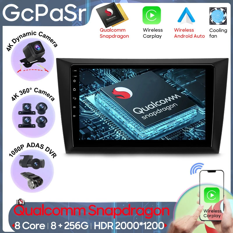 Qualcomm Snapdragon Android для Volkswagen Golf 6 2008 - 2016 Навигация GPS Авто Беспроводная Carplay Видео DSP 5G Wifi No 2din DVD
Qualcomm Snapdragon Android для Volkswagen Golf 6 2008 - 2016 Навигация GPS Авто Беспроводная Carplay Видео DSP 5G Wifi No 2din DVD