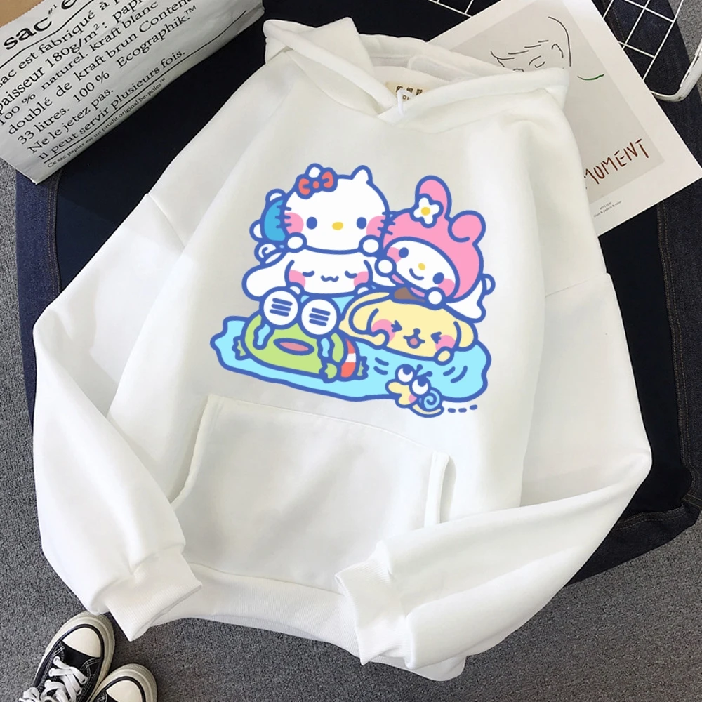 Sanrio My Melody Hoodies Kawaii Cute Sweater Casual Fashion Outer Loose Comfortable Printing Clothing Tops Women Men Anime Gift
Sanrio My Melody Hoodies Kawaii Cute Sweater Casual Fashion Outer Loose Comfortable Printing Clothing Tops Women Men Anime Gift
