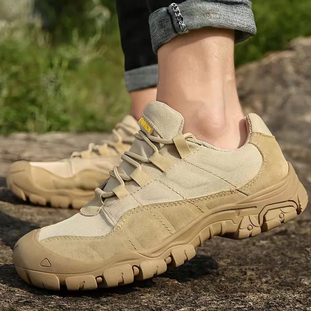 Men Hiking Shoes Waterproof Breathable Army Boots Outdoor Desert Training Sneakers Anti-Slip Trekking Shoes
Men Hiking Shoes Waterproof Breathable Army Boots Outdoor Desert Training Sneakers Anti-Slip Trekking Shoes