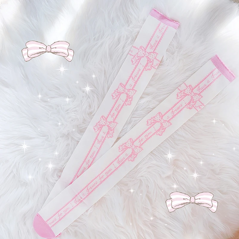 Женские чулки до бедра в японском стиле Энни, мягкие чулки выше колена в стиле «Лолита», милые носки для косплея в стиле Харадзюку, подарок для девушек 
Женские чулки до бедра в японском стиле Энни, мягкие чулки выше колена в стиле «Лолита», милые носки для косплея в стиле Харадзюку, подарок для девушек