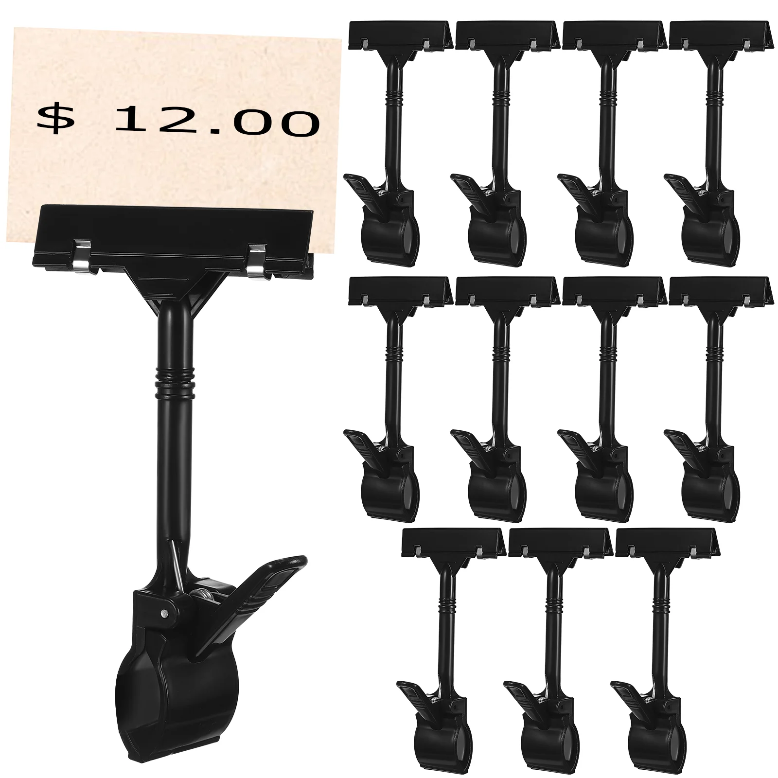 12 Pcs Price Tag Holder Clips Plastic Sign Clip Price Cards Clip Price Tag Display Holders Clip On Sign Holder
12 Pcs Price Tag Holder Clips Plastic Sign Clip Price Cards Clip Price Tag Display Holders Clip On Sign Holder