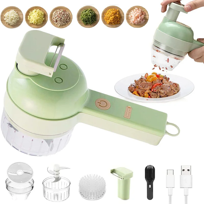 Multifunctional Vegetable Cutter Electric Garlic Onion Crusher Slicer Portable Rechargeable Food Blender Kitchen Cooking Gadgets
Multifunctional Vegetable Cutter Electric Garlic Onion Crusher Slicer Portable Rechargeable Food Blender Kitchen Cooking Gadgets