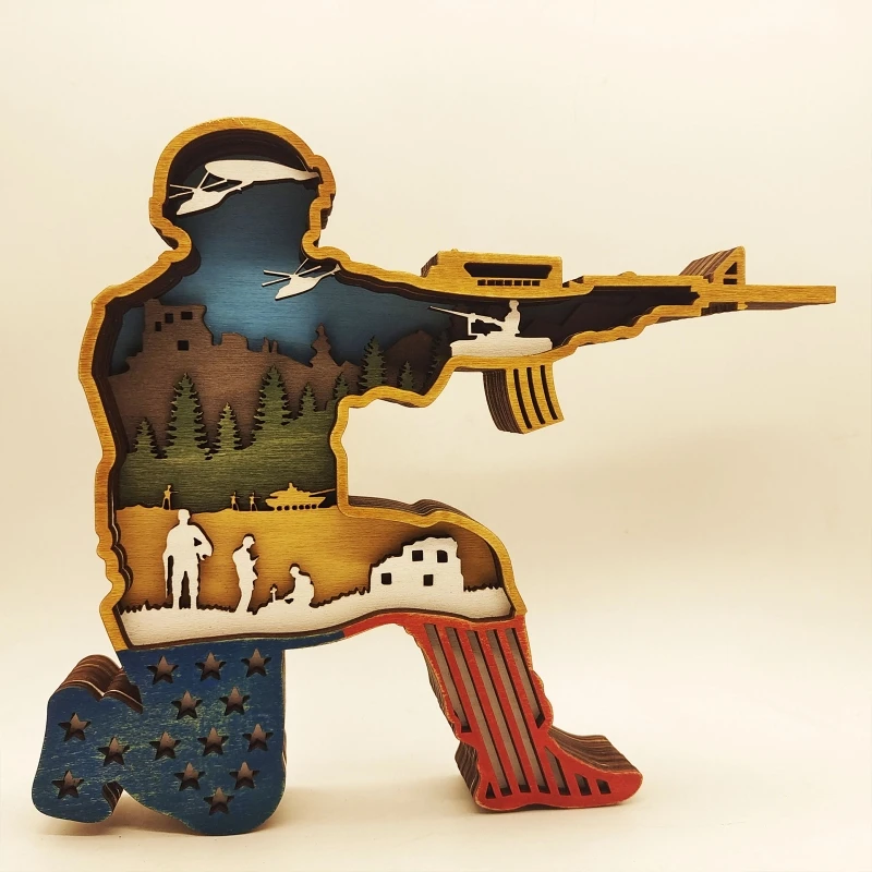 Traditional Wooden Soldier Ornament for American Independence Day Christmas Holiday Decoration Birthday Gifts Home
Traditional Wooden Soldier Ornament for American Independence Day Christmas Holiday Decoration Birthday Gifts Home