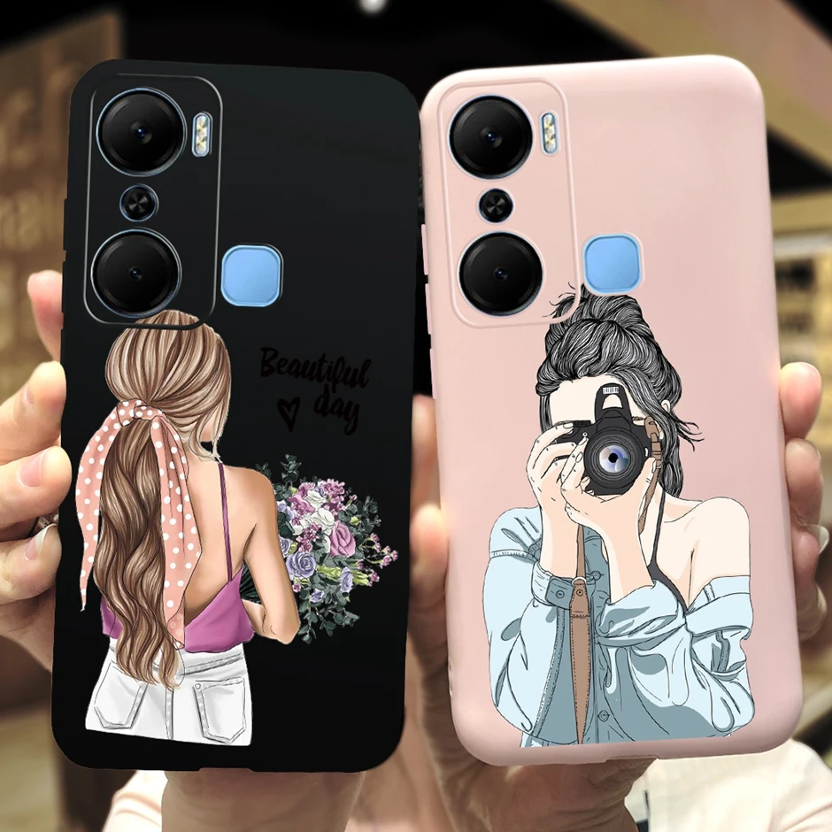 

Cover For INFINIX Hot 12 Pro Ultra Thin Cartoon Soft Silicone TPU Case For INFINIX Hot 12 12pro Hot12 Phone Cases