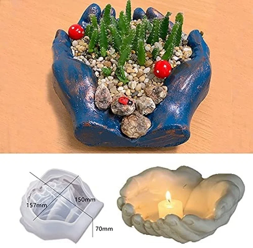 Two-hand Model Hand Storage Resin Mold Candlestick Mould Concrete Silicone Molds
Two-hand Model Hand Storage Resin Mold Candlestick Mould Concrete Silicone Molds