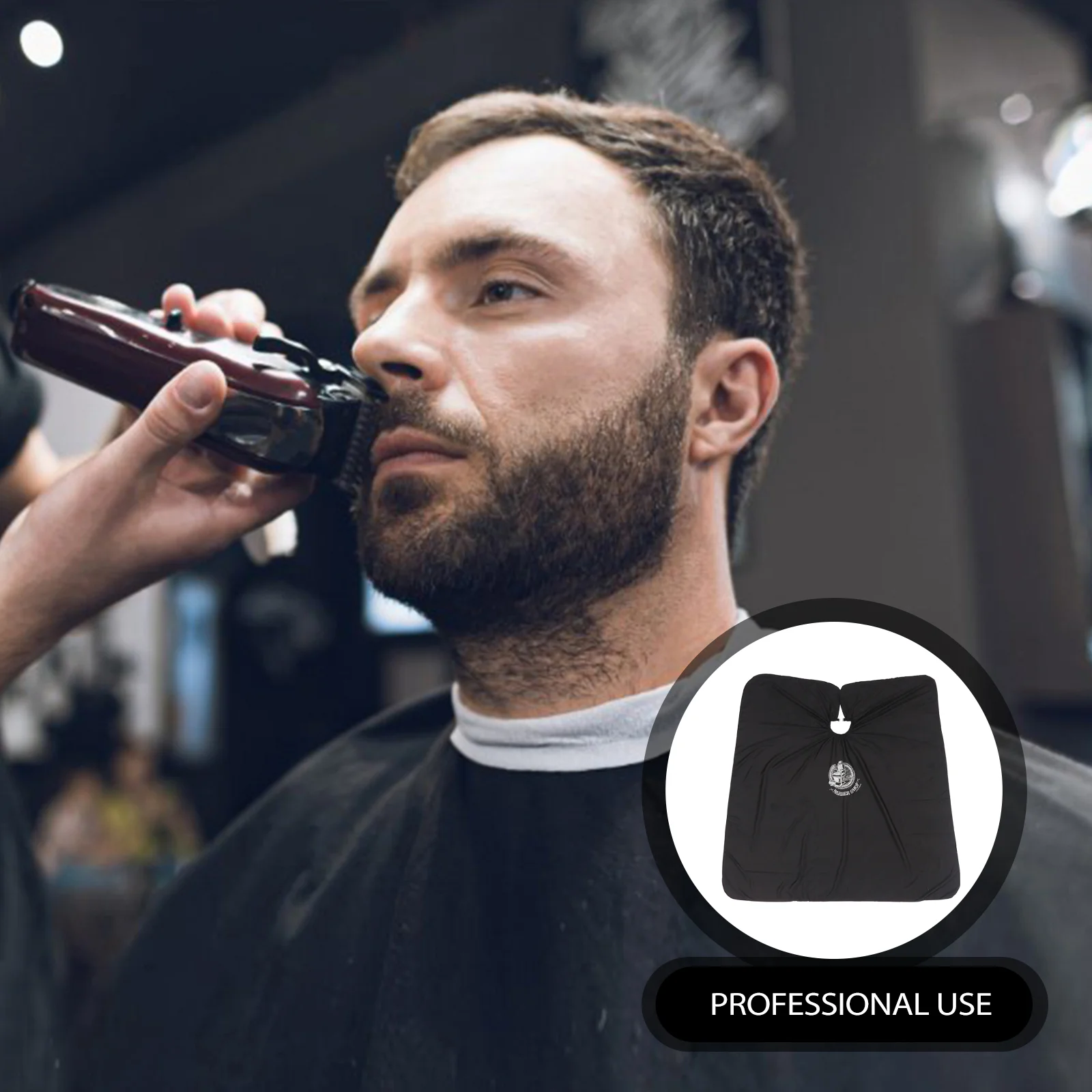 Cape Black Short Hair Haircut Cutting Color Lightweight Gown Cloak Hairdressing Barber Salon Barbers Static Anti Makeup
Cape Black Short Hair Haircut Cutting Color Lightweight Gown Cloak Hairdressing Barber Salon Barbers Static Anti Makeup