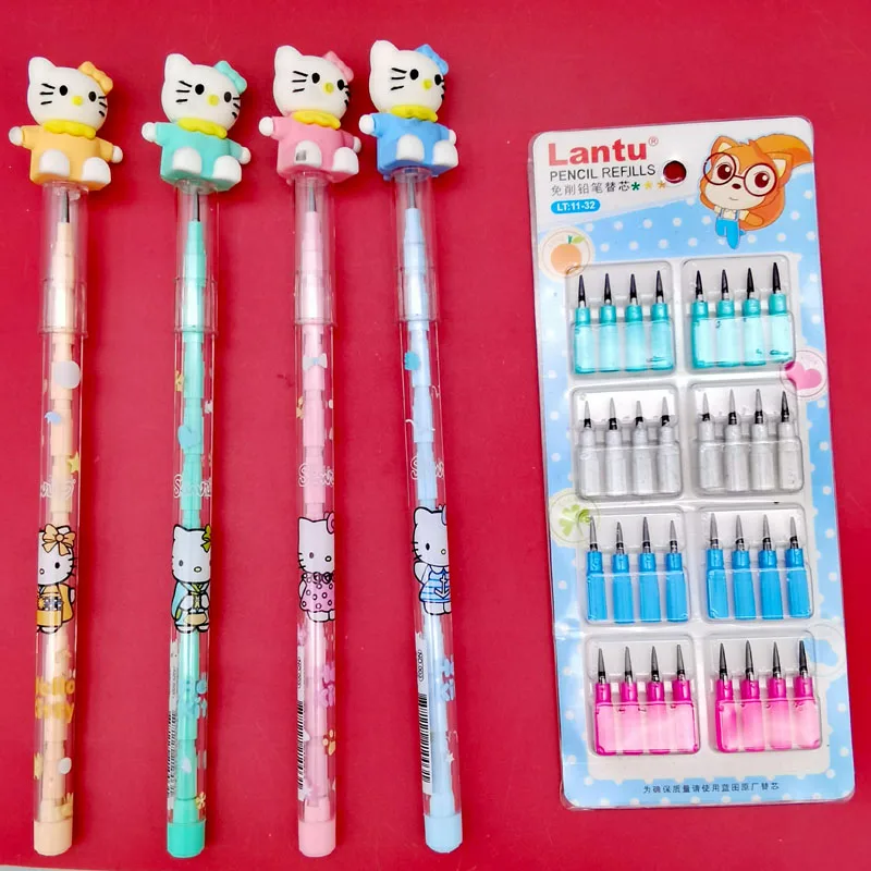 Hello Kitty Cartoon Propelling Pencil Pencil-Free Primary School Children Replaceable Lead Refill Good-looking
Hello Kitty Cartoon Propelling Pencil Pencil-Free Primary School Children Replaceable Lead Refill Good-looking