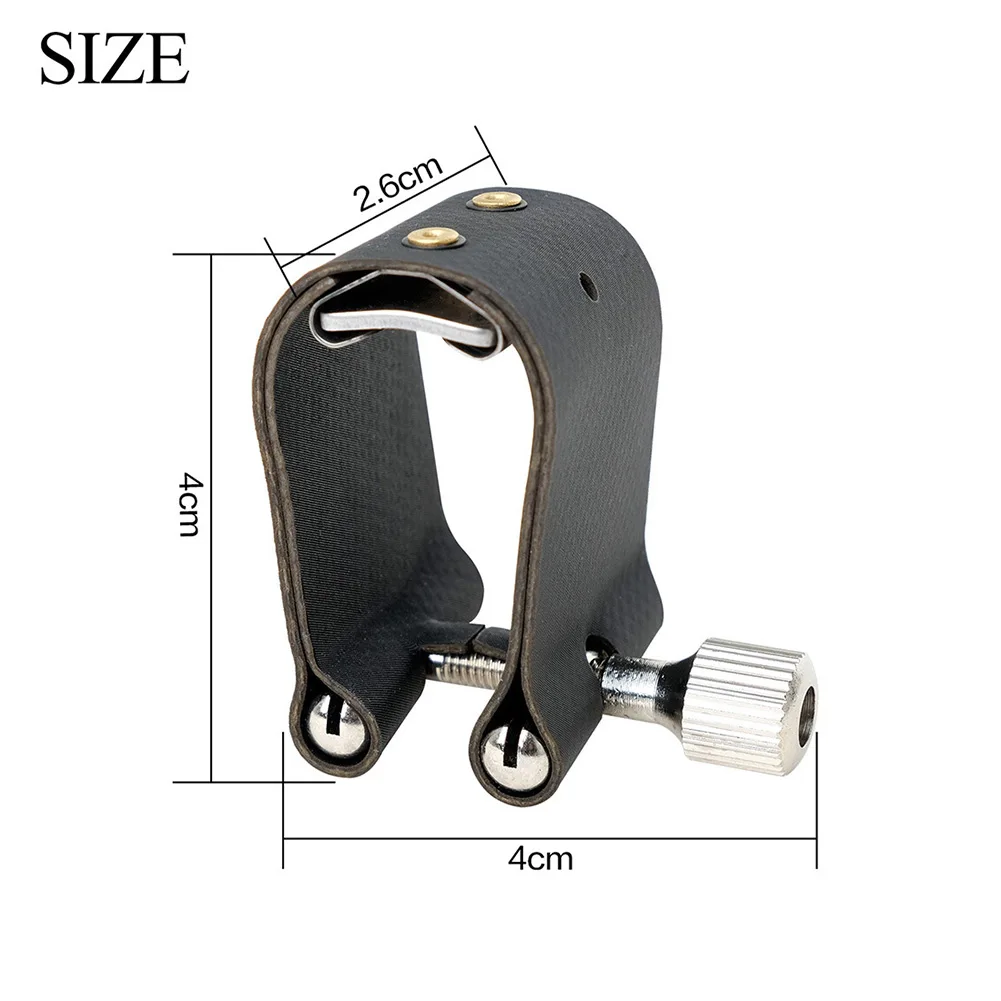 1x Saxophone Mouthpiece Leather Ligature For Alto Sax Accessories Black Blue Red Ligature Compact Fastener Adjust Clip Climp
1x Saxophone Mouthpiece Leather Ligature For Alto Sax Accessories Black Blue Red Ligature Compact Fastener Adjust Clip Climp