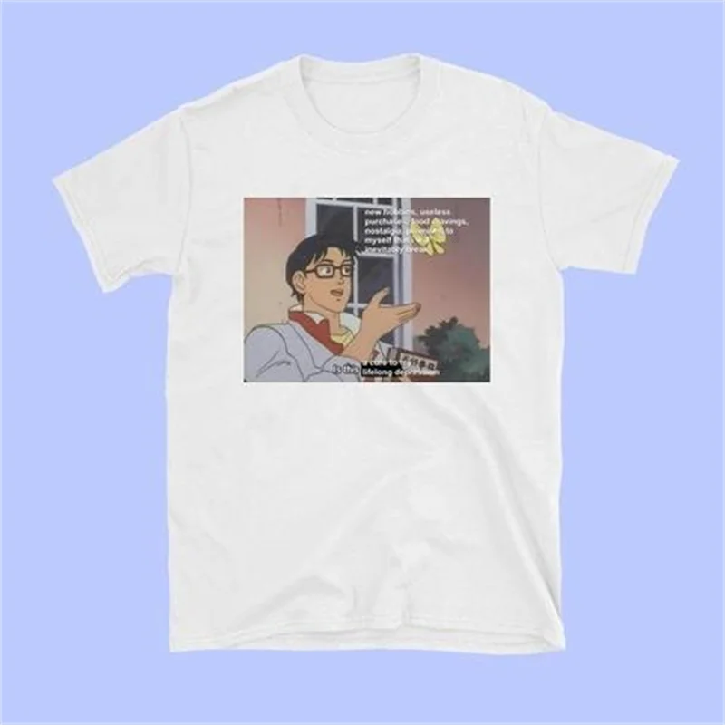 Is This A Cure To My Lifelong Depression TeeTop Y2k Harajuku Shirt Woman Clothes for Women 90s Short Sleeve T-shirts Women's
Is This A Cure To My Lifelong Depression TeeTop Y2k Harajuku Shirt Woman Clothes for Women 90s Short Sleeve T-shirts Women's