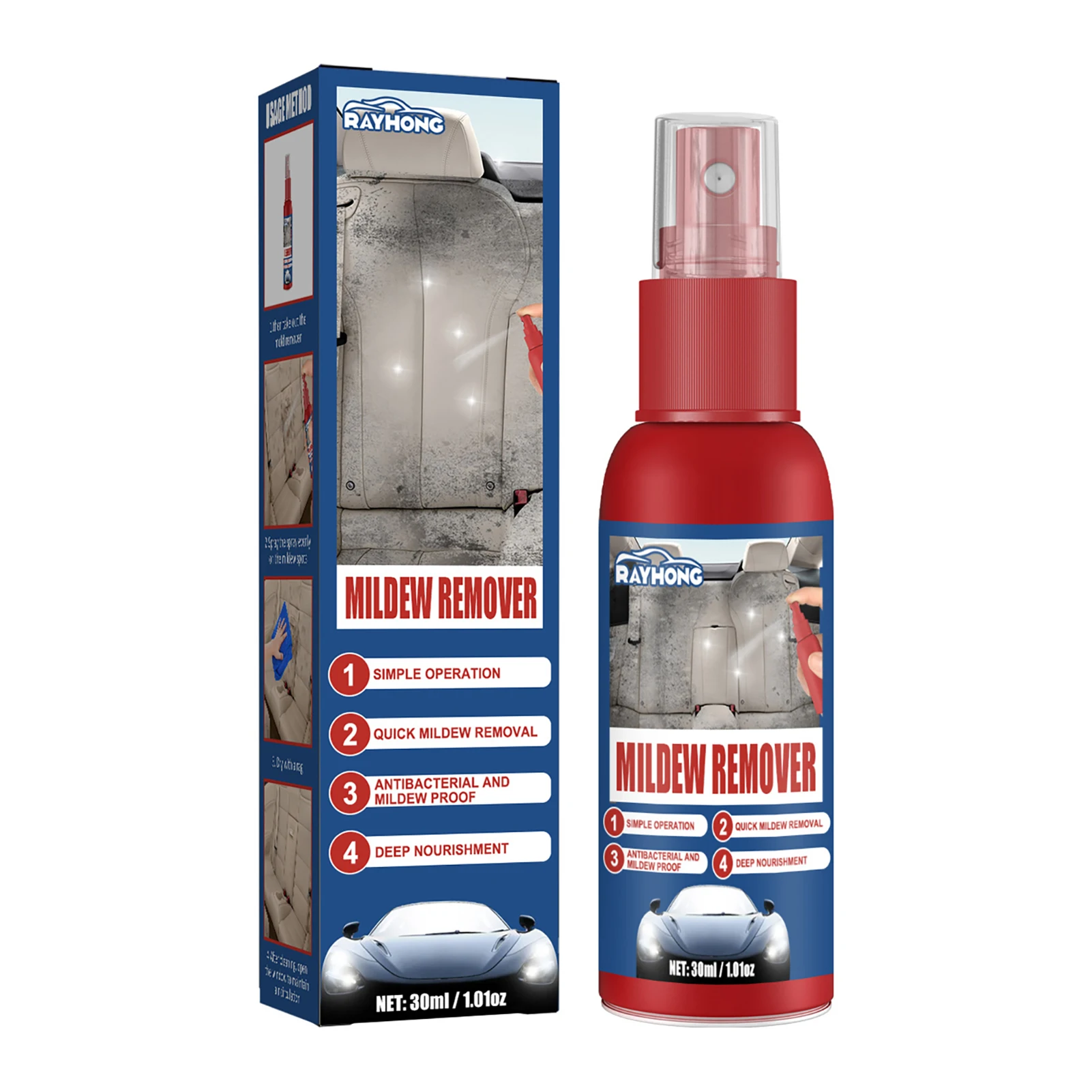 Car Interior Cleaner Car Mold Remover Car Upholstery Seats Foot Mats Headliner Mold Removal Cleaning and Maintenance Spray
Car Interior Cleaner Car Mold Remover Car Upholstery Seats Foot Mats Headliner Mold Removal Cleaning and Maintenance Spray