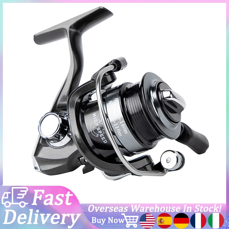 Spinning Reel 5+1 Stainless BB 6.0:1 Gear Ratio Powerful Fishing Reel CNC Aluminum Spool for Saltwater/Freshwater Fishing Reels
Spinning Reel 5+1 Stainless BB 6.0:1 Gear Ratio Powerful Fishing Reel CNC Aluminum Spool for Saltwater/Freshwater Fishing Reels